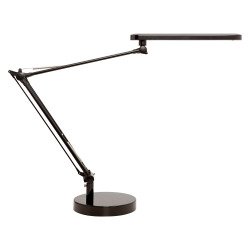 Lampe de bureau Led intégrée Mambo 2.0 - Unilux - 7 W - Bras articulé 40 x 40 cm