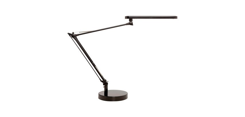 Lampe de bureau Led intégrée Mambo 2.0 - Unilux - 7 W - Bras articulé 40 x 40 cm
