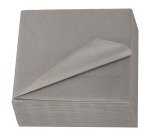 Serviette de table en ouate Royal Collection non tissé 40 x 40 cm - Paquet de 50