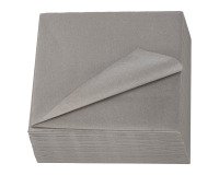 Serviette de table en ouate Royal Collection non tissé 40 x 40 cm - Paquet de 50