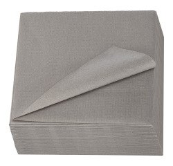 Serviette de table en ouate Royal Collection non tissé 40 x 40 cm - Paquet de 50