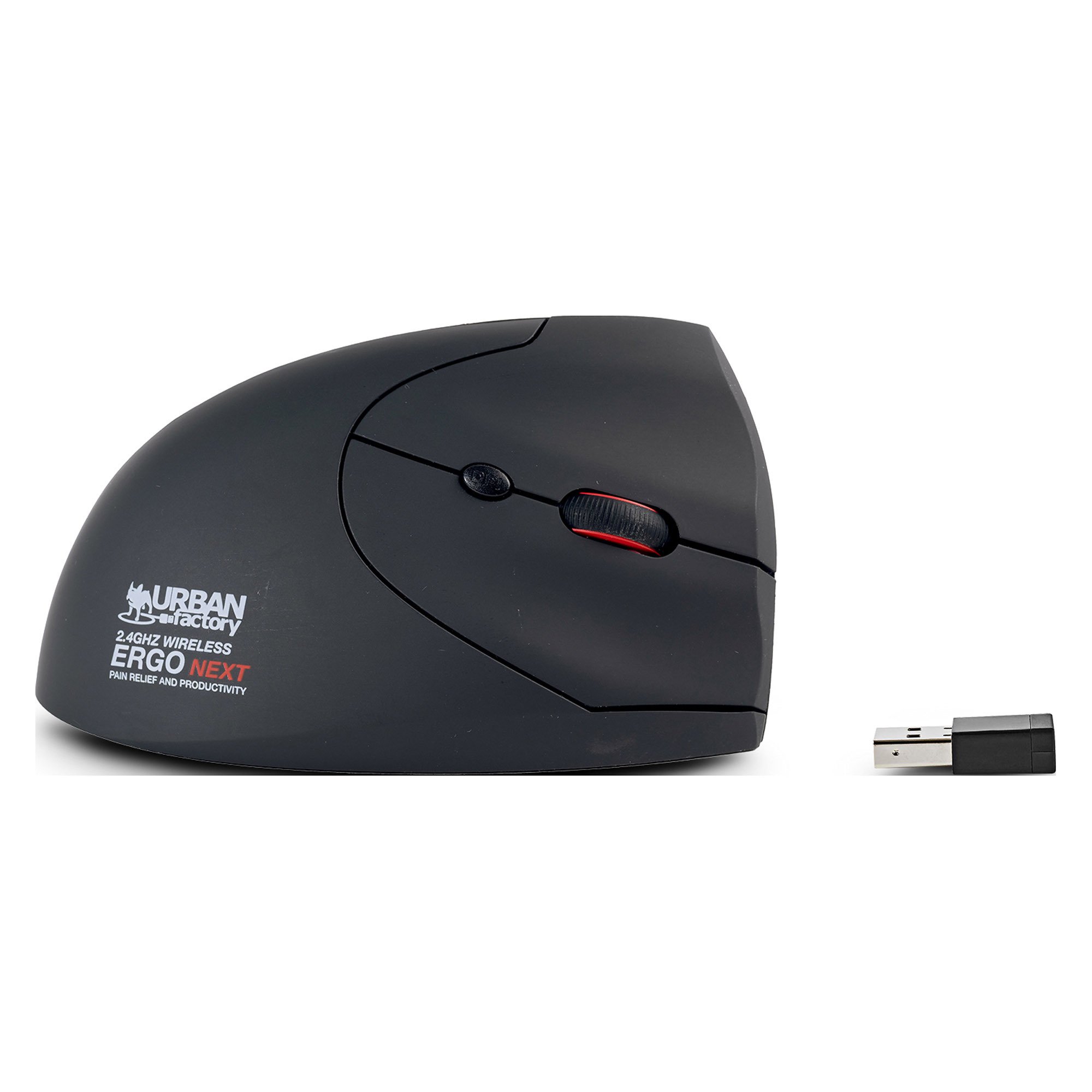 Souris Urban Factory ergonomique verticale sans fil pour droitier