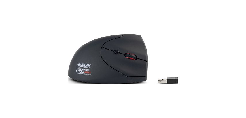 Ratón inalámbrico vertical ergonómico Urban Factory para diestros