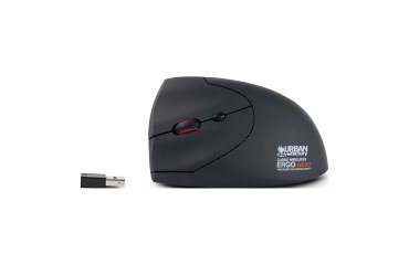 Computermaus Urban Factory ergonomisch vertikal kabellos für Linkshänder