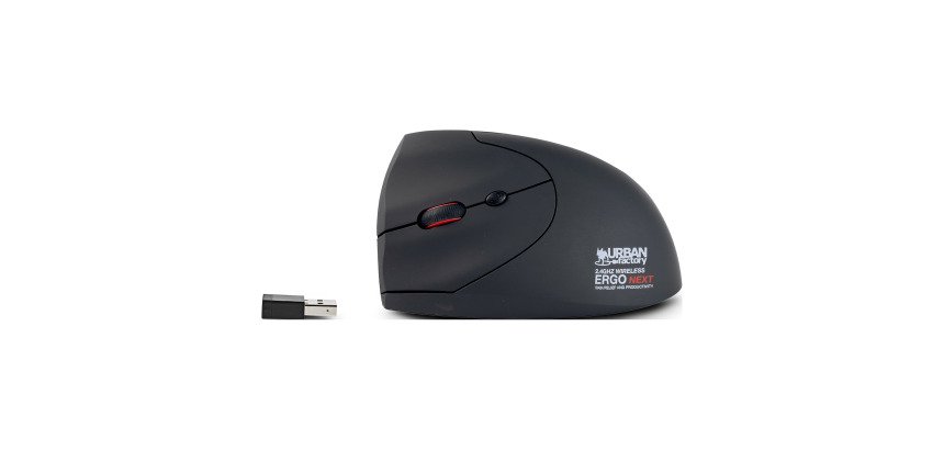 Souris Urban Factory ergonomique verticale sans fil pour gaucher