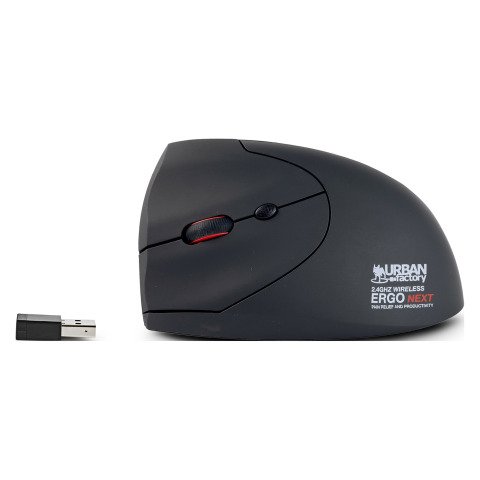 Ratón inalámbrico vertical ergonómico Urban Factory para zurdos