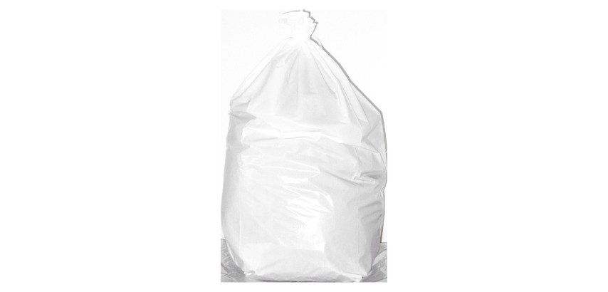 Sacchi della spazzatura 110 lt Bianco trasparente 72 x 110 cm 100 unità
