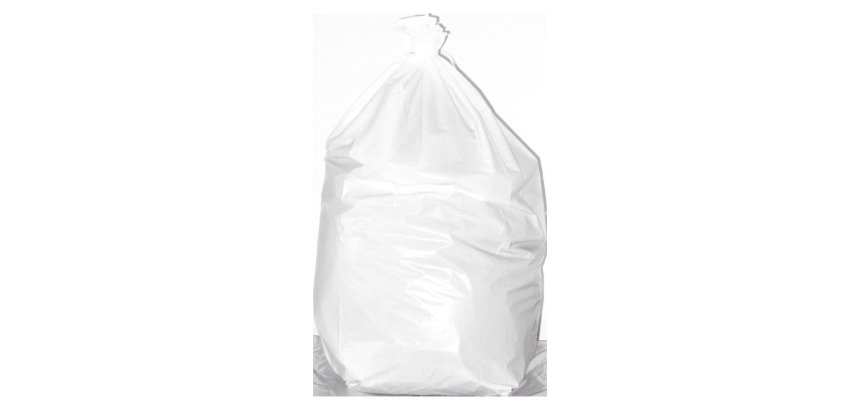 Sacchi della spazzatura 110 lt Bianco trasparente 72 x 110 cm 100 unità