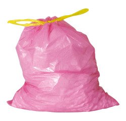 Sacchi della spazzatura Rosa 55 x 65 cm 15 unità