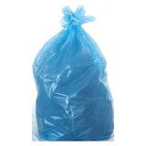 Sacchi con lacci 110 lt Azzurro trasparente 72 x 110 cm 100 unità