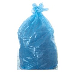 Sacchi con lacci 110 lt Azzurro trasparente 72 x 110 cm 100 unità