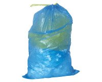 Sacchi con lacci 110 lt Blu 70x105 cm 10 unità