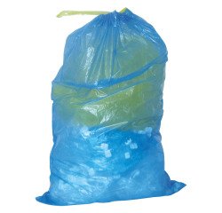 Sacchi con lacci da 35 lt Azzurro 55 x 65 cm 15 unità