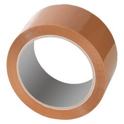 Office Depot industrial Low Noise Packaging Tape 48 mm x 66 m Brown Pack of 6