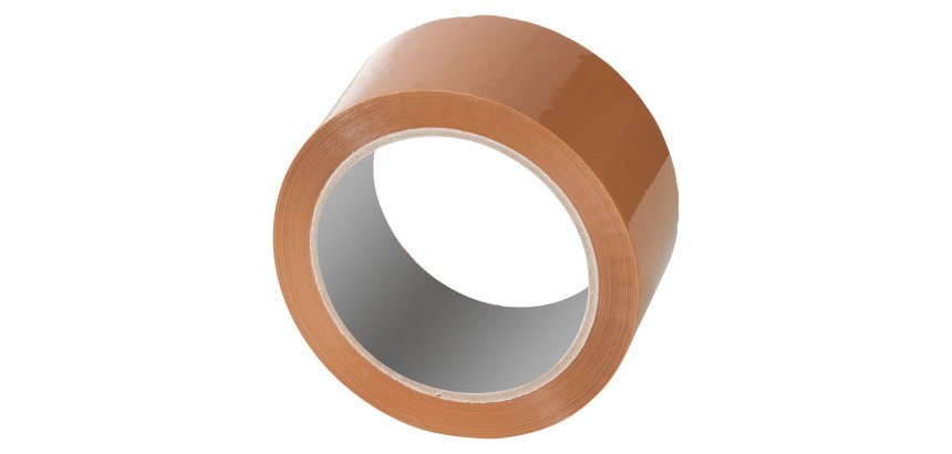 Nastro per imballo Bruneau, 50 mm x 66 m, 48 micron avana, 6 unità