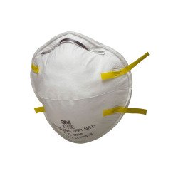 3M Dust Mask GT500075178 Polypropylene, Steel, Polyisoprene, Polyurethane One Size White 20 Pieces