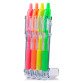 Penne gel neon Pilot Set2Go G2 Tratto medio 4 unità