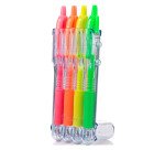 Penne gel neon Pilot Set2Go G2 Tratto medio 4 unità