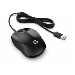 Computer mouse with cable 1000 HP black