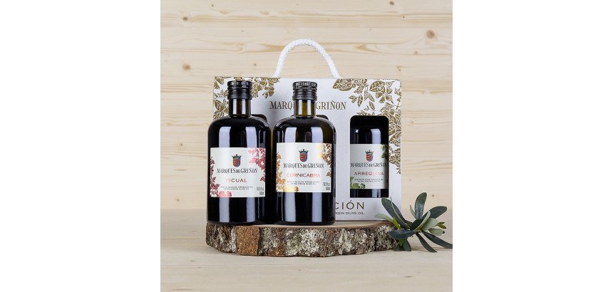 Estuche gourmet Aceite de oliva virgen extra Marqués de Griñon