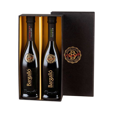Estuche gourmet Bargalló Aceite de oliva virgen extra Premium Arbequina y Picual