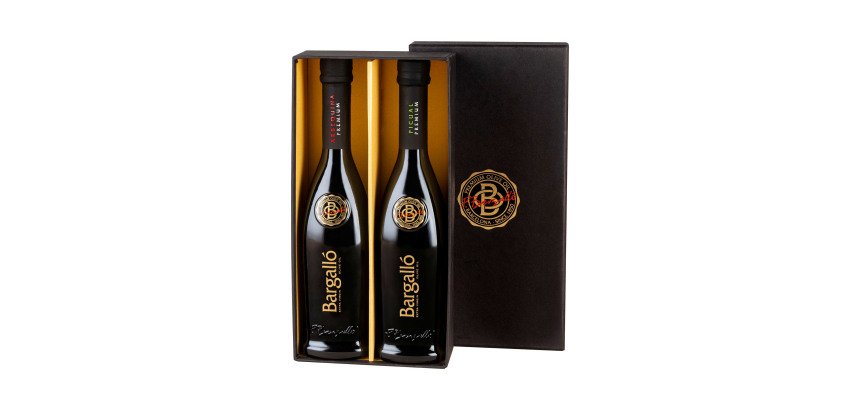 Estuche gourmet Bargalló Aceite de oliva virgen extra Premium Arbequina y Picual
