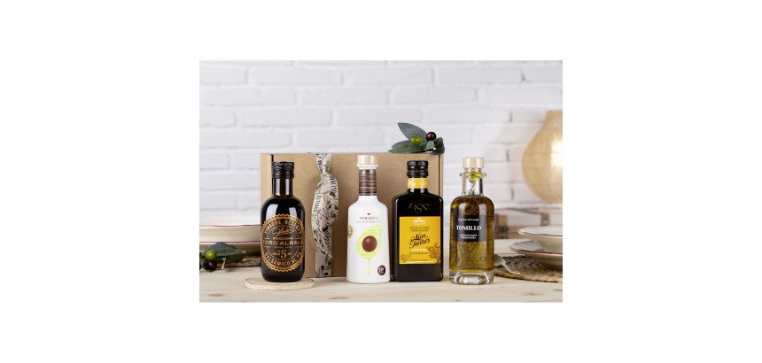Estuche gourmet selección aceites y vinagre