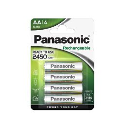 Pilas recargables AA LR06 Panasonic - Blister de 4