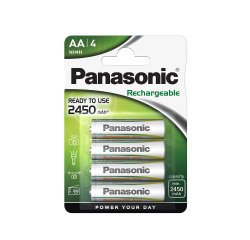 Pilas recargables AA LR06 Panasonic - Blister de 4
