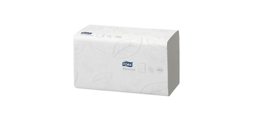 Pack of 2 bundles of Tork H3 Advanced soft interfold hand towels + 1 bundle FREE