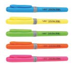 Evidenziatore BIC a scalpello Highlighter grip assortiti 5 pezzi