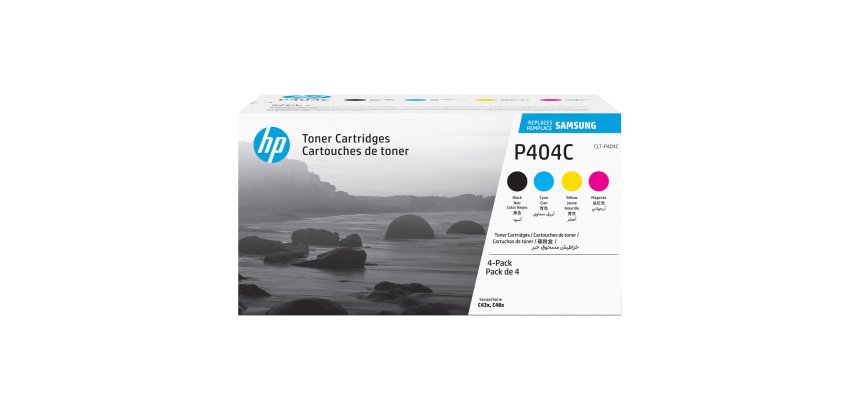 Pack de 4 toners HP CLT-P404C (SU365A)