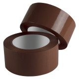 Tapes for Low Noise Packing 50 mm x 100 m Brown 6 rolls - Bruneau