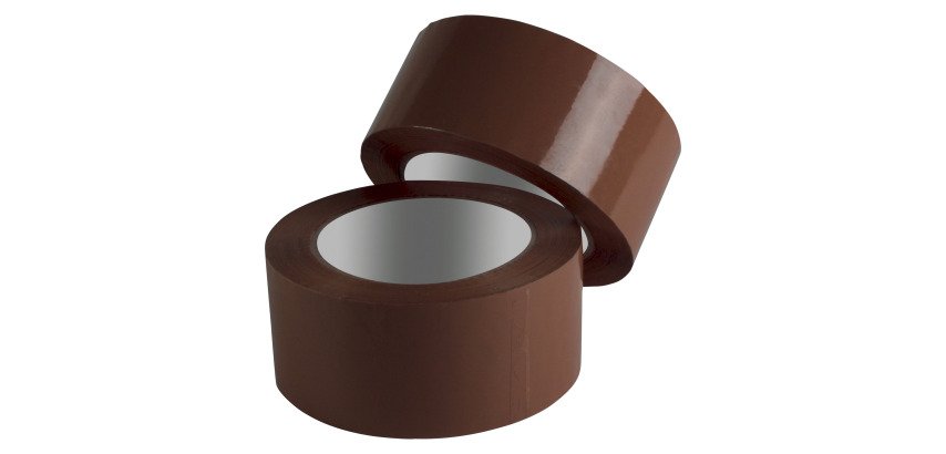 Tapes for Low Noise Packing 50 mm x 100 m Brown 6 rolls - Bruneau
