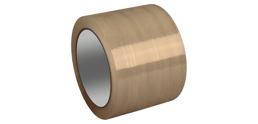 Tapes for packaging 75 mm x 66 m clear 6 rolls