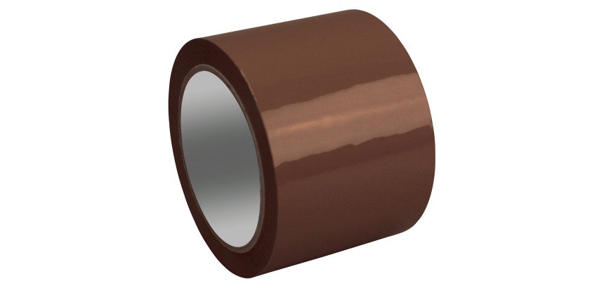 Brown packing tape 75 mm x 66 m 6 rolls