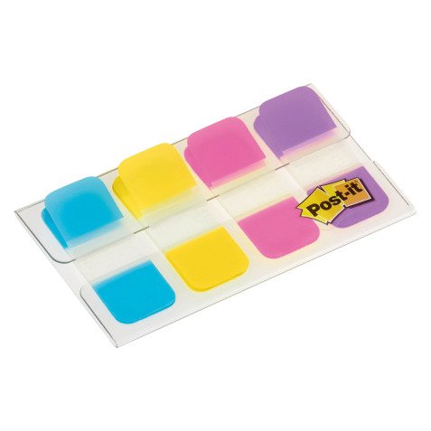 Post-it Index Strong Flags 15.8 x 38.1 mm Assorted Purple 10 x 4 Pack