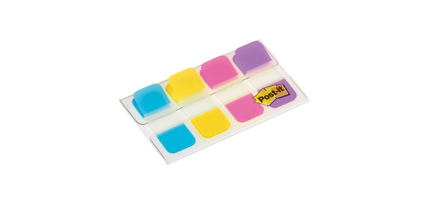 Segnapagina Post-it Aqua Assortiti 16 x 24 cm 1,58 x 3,81 cm 4 unità da 10 segnapagina