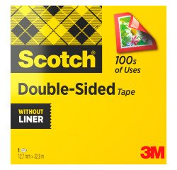 Nastro Scotch Biadesivo polipropilene 12 mm x 33 m trasparente