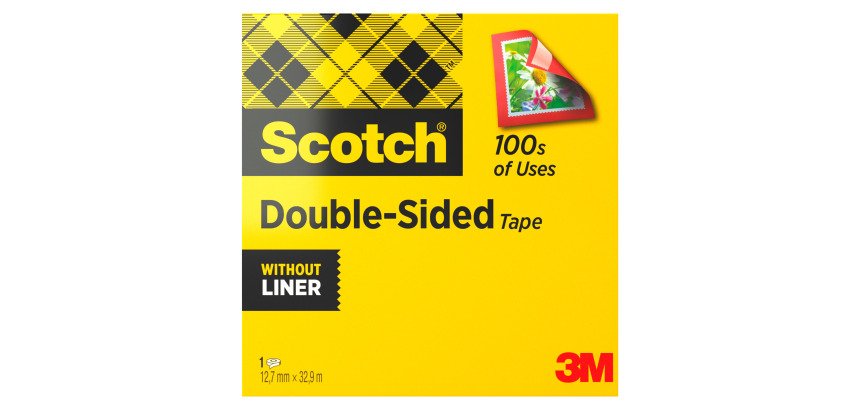 Nastro Scotch Biadesivo polipropilene 12 mm x 33 m trasparente