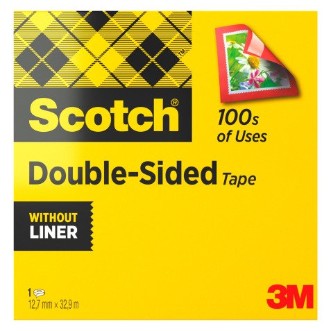 Nastro Scotch Biadesivo polipropilene 12 mm x 33 m trasparente