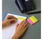 Segnapagina Post-it assortiti senza rigatura non perforato 25 x 76 mm 2,5 x 7,6 cm 70 g/m² 3 unità da 100 segnapagina