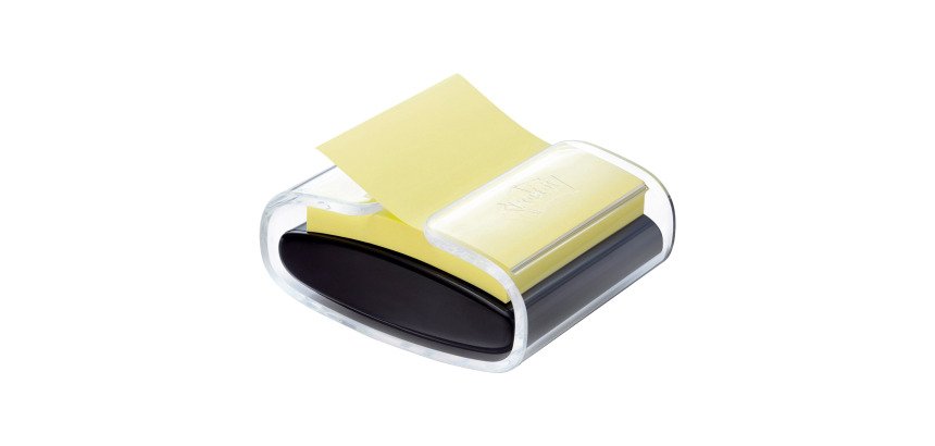 Post-it Z-Notes Pro Dispenser with Super Sticky Z-Notes Canary Yellow 90 sheets