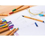 STABILO Fineliner Point 88 Black Pack 10