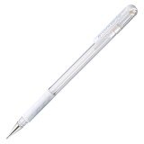 Penne roller gel a cappuccio Hybrid gel Grip bianco Pentel