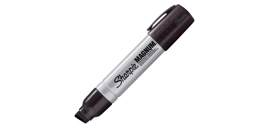 Marcatore Sharpie Metal Barrel Magnum a scalpello nero