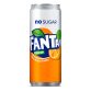 Fanta orange Zero  33 cl - 24 blikjes