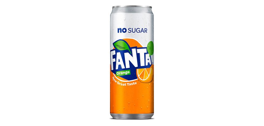 Fanta orange Zero 33 cl - 24 canettes