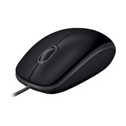 Muis met draad Logitech B110 USB zwart