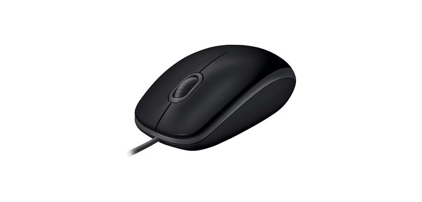 Muis met draad Logitech B110 USB zwart